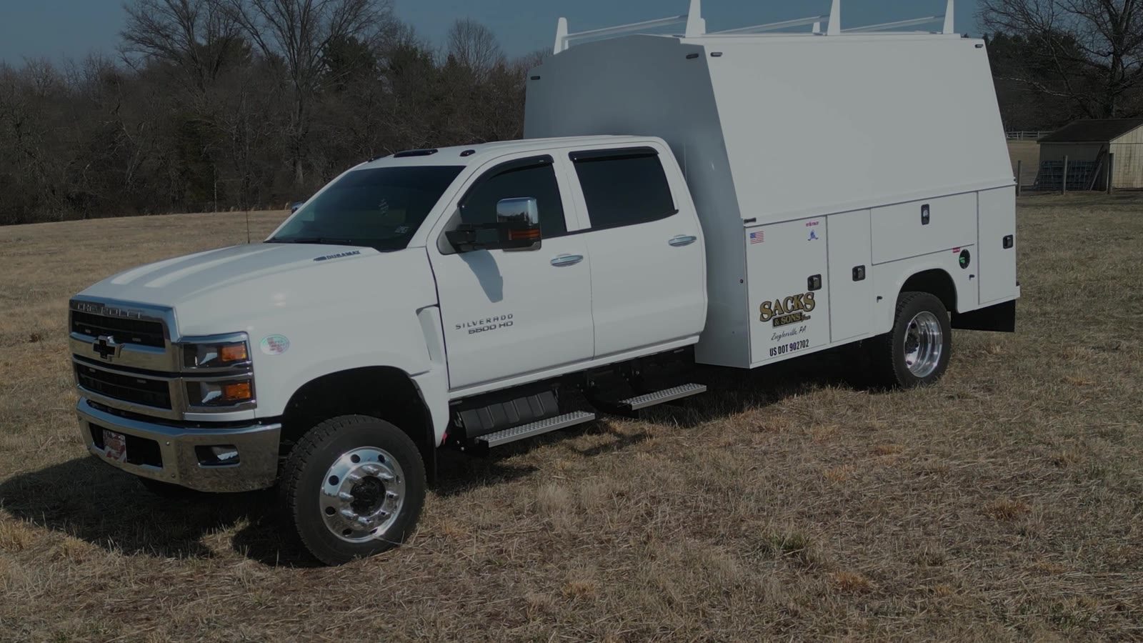Sacks & Sons Chevrolet Silverado 5500 HD with a Knapheide KUV service body